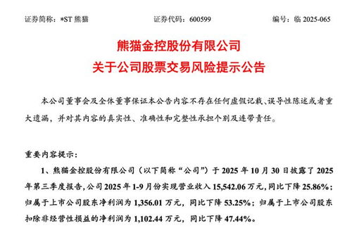 熊貓金控深陷多重風險 業績下滑、審計非標與股份拍賣背后的危機