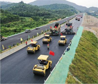 紫惠高速預(yù)計年底通車,路面工程已完成80%